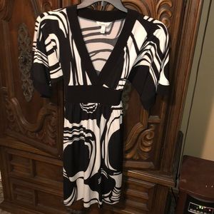 Black and white dress